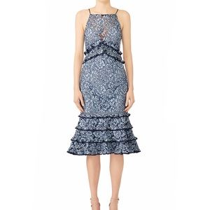 Keepsake the label blue lace dress
